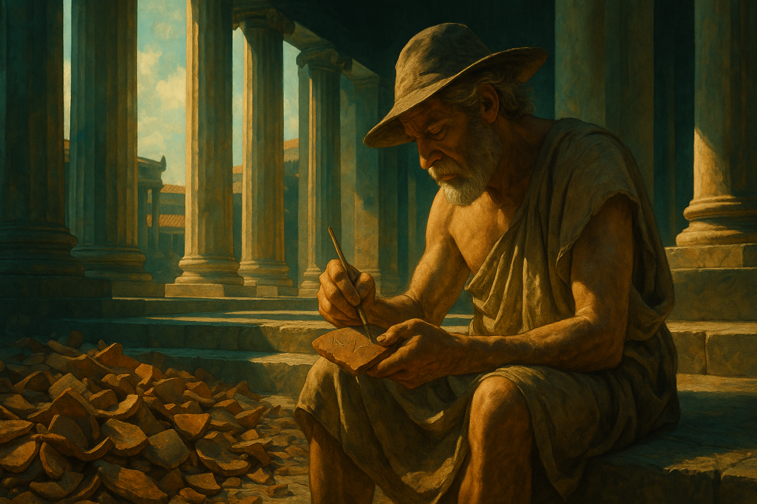 Όστρακο με όνομα — αγορά της Αθήνας